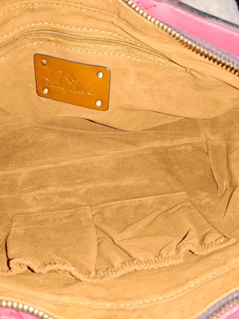 Patricia Nash Top-Handle/Crossbody Aileen in Passion Pink & Scarf (new)